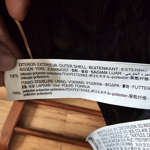 Men's Zara navy jacket. Size Small - Picture 5 of 7